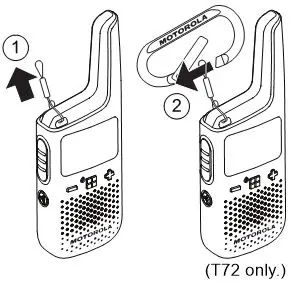 motorola XT185 Radio - Attaching Short Lanyard