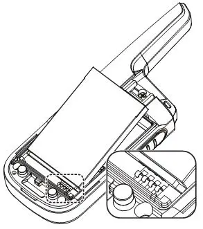 motorola XT185 Radio - Installing and Charging the Battery