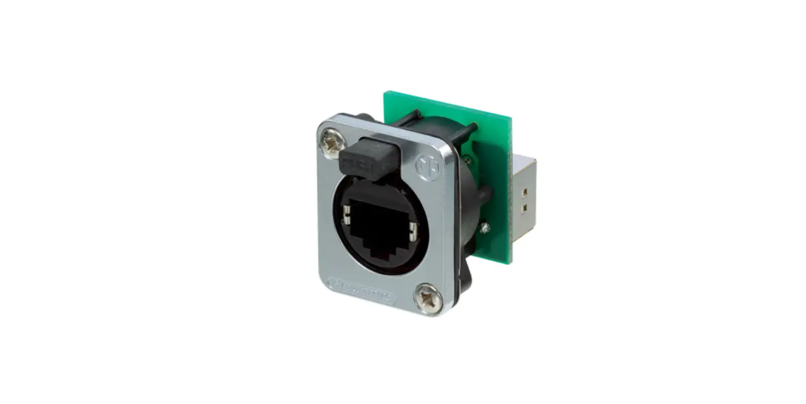 Neutrik Ne8fdp-se Rj45 Feedthrough Receptacle Owner's Manual Neutrik Ne8fdp-se Rj45 Feedthrough Receptacle Owner's Manual