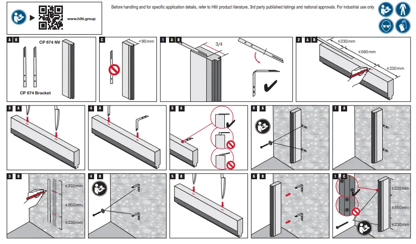 HILTI-CP-674-Fire-cavity-barrier-(non-ventilated)-Preformed-joints-fig-3