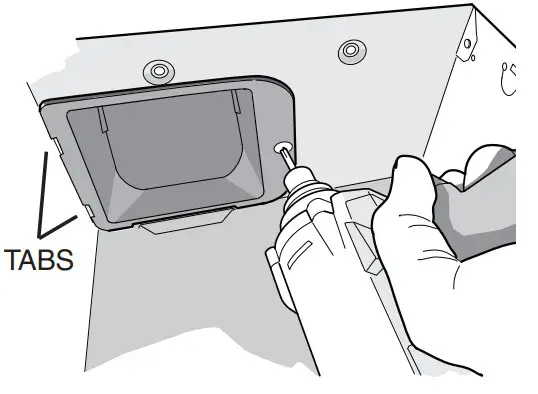 Attach damper/duct connector to fan housing
