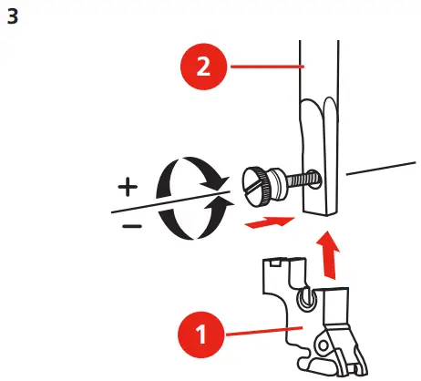 Installing the Presser Foot Holder