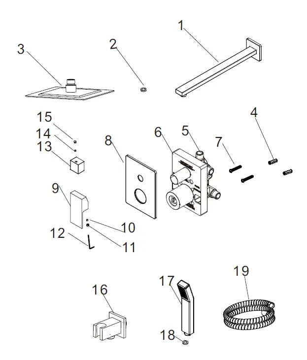 LIVING basics Single Handle Pressure Balance Bath Faucets 2