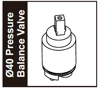 LIVING basics Single Handle Pressure Balance Bath Faucets 3