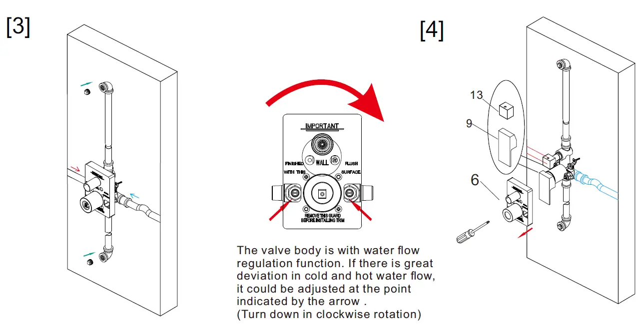 LIVING basics Single Handle Pressure Balance Bath Faucets 7