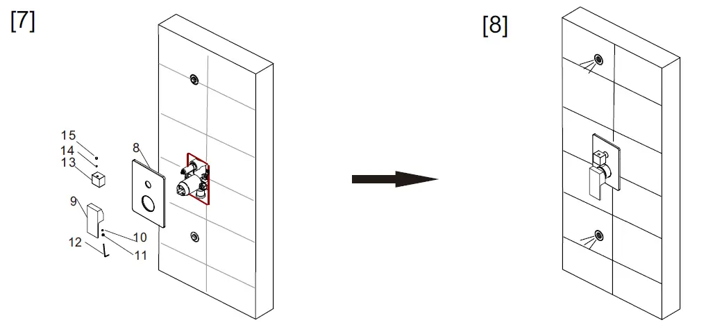 LIVING basics Single Handle Pressure Balance Bath Faucets 9