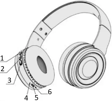 BASS JAXX HP-0662 Ecliptic Wireless Headphones A05