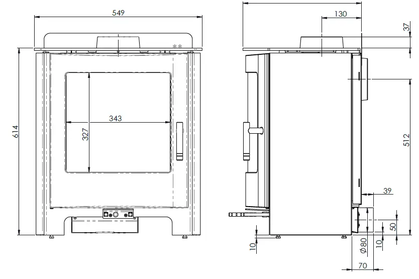 Mendip-Stoves-Churchill-5-SE-MK5-Wood-Burning-Stove-fig-2