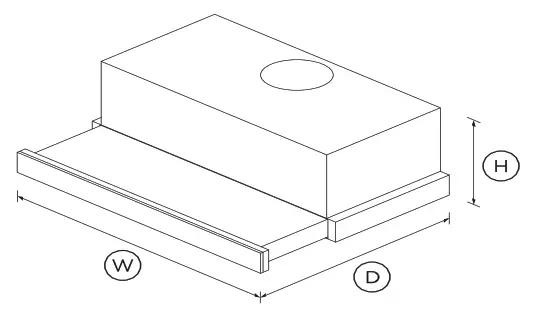 FISHER PAYKEL HS60LXW4 Wall Rangehood 60cm Telescopic - fig