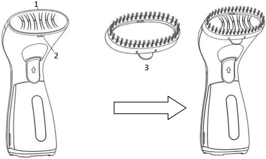ATTIC LUX Powerful Clothes Hand Steamer A03