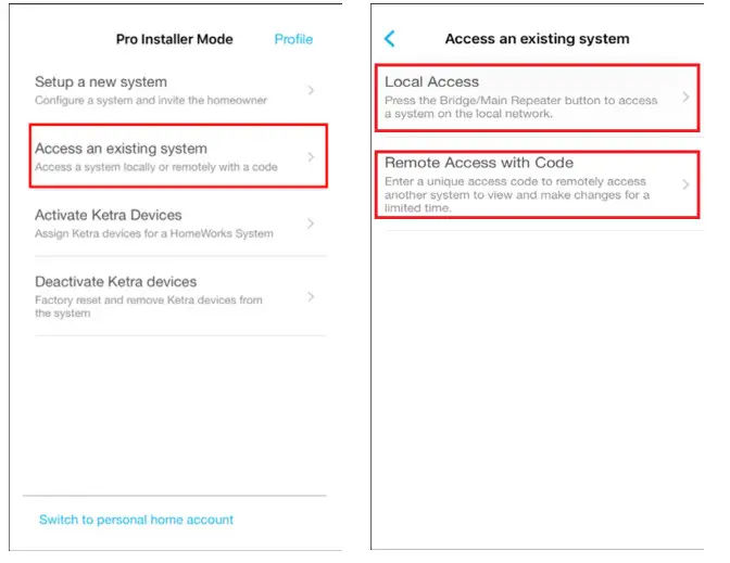 782 HomeWorks with Lutron App - Remote Access