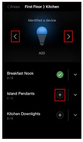 782 HomeWorks with Lutron App - automatically selec