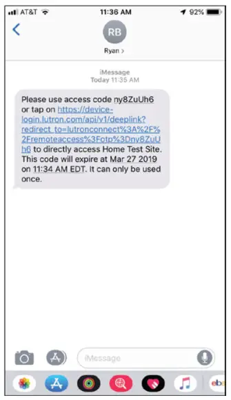 782 HomeWorks with Lutron App - system requiring