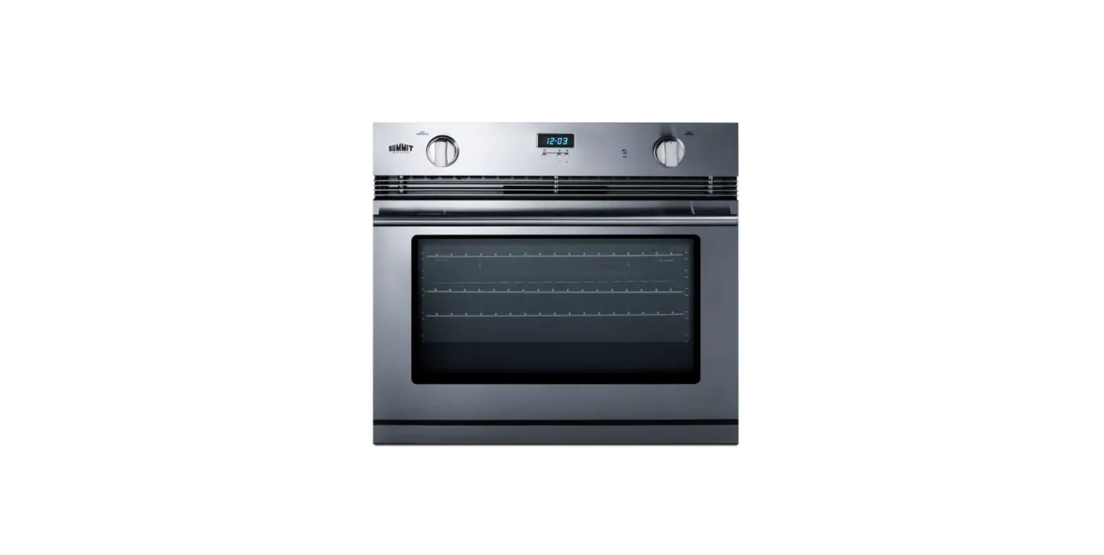 Summit Sgwo30ss Gas Wall Oven User Manual
