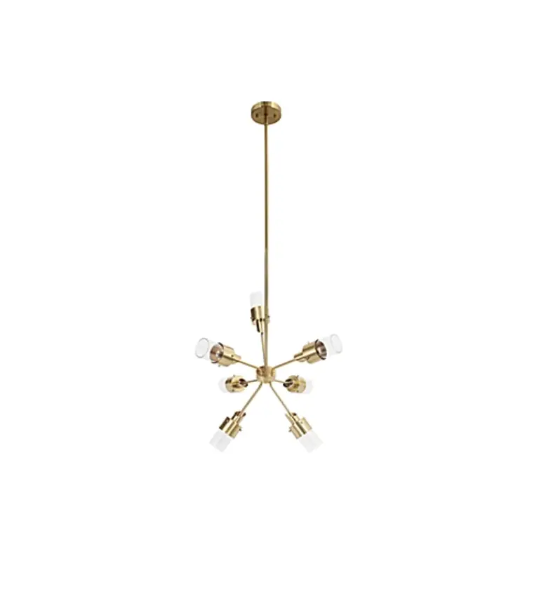 Zevni A04642 Benet 7-light Black-gold Modern-contemporary Chandelier User Manual