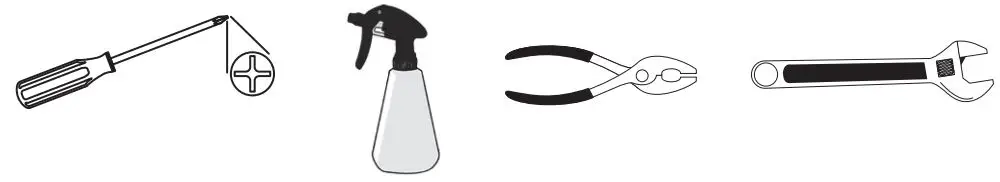 THE HOME DEPOT GXY410 4-Burner LP Gas Grill With Side Burner Instruction Manual - PREPARATION