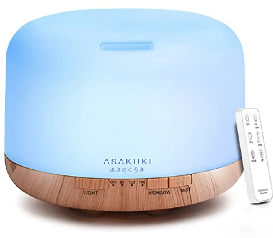 ASAKUKI 500ml Premium Essential Oil Diffuser