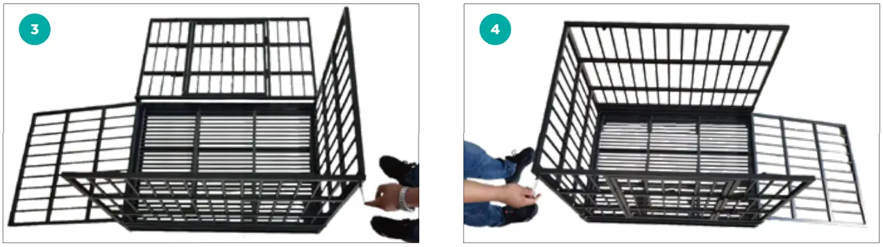 frisco-280101-Ultimate-Foldable-and-Stackable-Heavy-Duty-Steel-Metal-Single-Door-Dog-Crate-fig-3