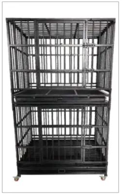frisco-280101-Ultimate-Foldable-and-Stackable-Heavy-Duty-Steel-Metal-Single-Door-Dog-Crate-fig-6