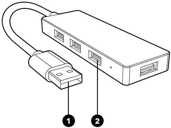 alza power APW-HACF4A3B USB-A Hub 01