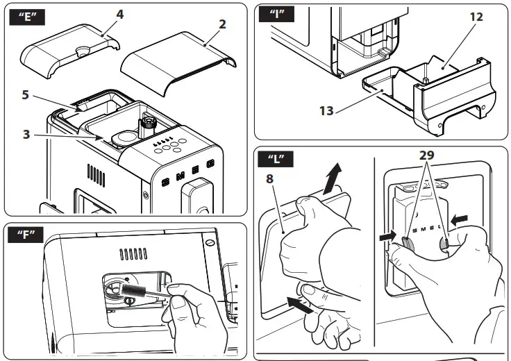 Smeg BCC02TPMEU Bean to Cup Coffee Machine - Product Overview 4