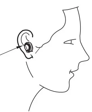 TWS Bluetooth Headset BS228GB User Manual - Make the headset to cochlear edge tightly