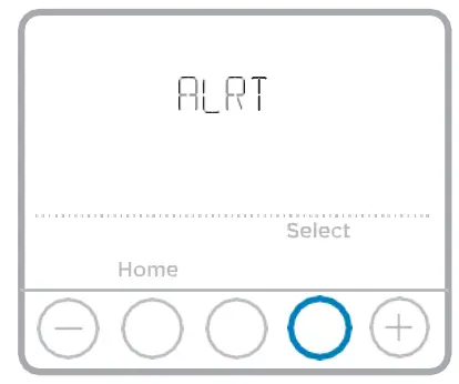 Honeywell T4 Pro Programmable Thermostat - Clearing Alerts or
