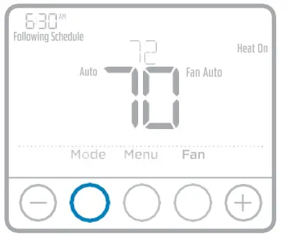 Honeywell T4 Pro Programmable Thermostat - System operation settings