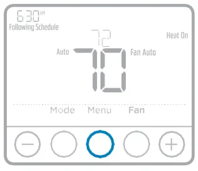 Honeywell T4 Pro Programmable Thermostat - program schedules