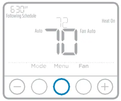 Honeywell T4 Pro Programmable Thermostat - time and date