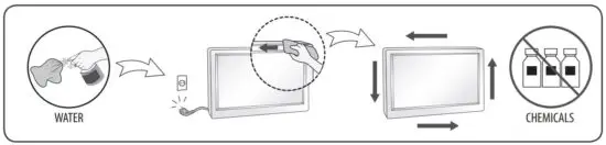 FIG 2 Spray water onto a soft cloth.JPG