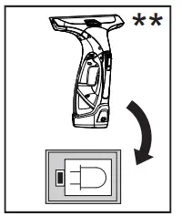 KARCHER WV 5 Premium Cleaning Kit - charging station
