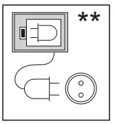 KARCHER WV 5 Premium Cleaning Kit - power cable