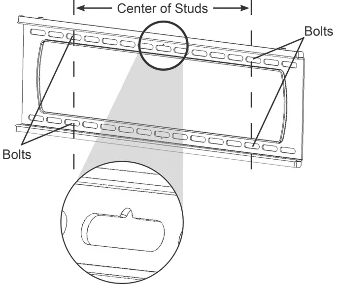 SunBrite SB-WM-F-L-BL Weatherproof Universal Fixed and Tilt Mounts - Wall Bracket