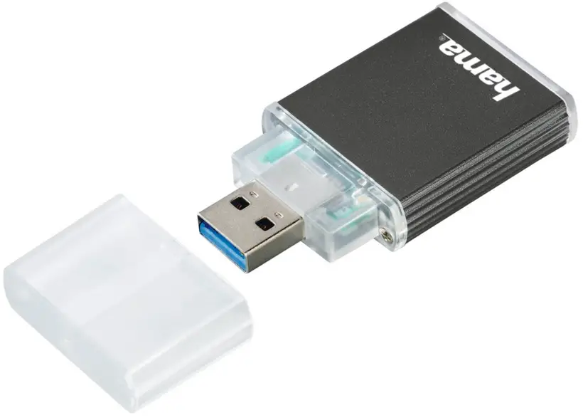 hama 00124024 USB 2.0 and USB 3.0 Card Reader