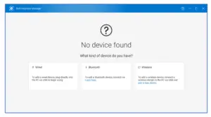 Dell Peripheral Manager window
