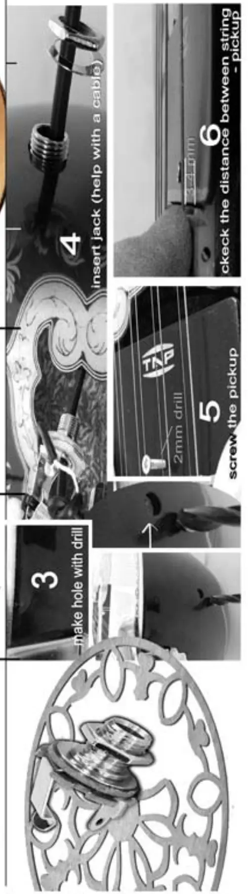 TAP L4W LAOUTO Pickup Preamplifier - install