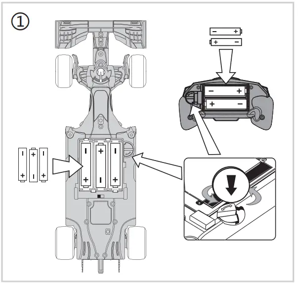 RASTAR 53800 Racing Simulation Electronic Vehicle Toy - fig 1