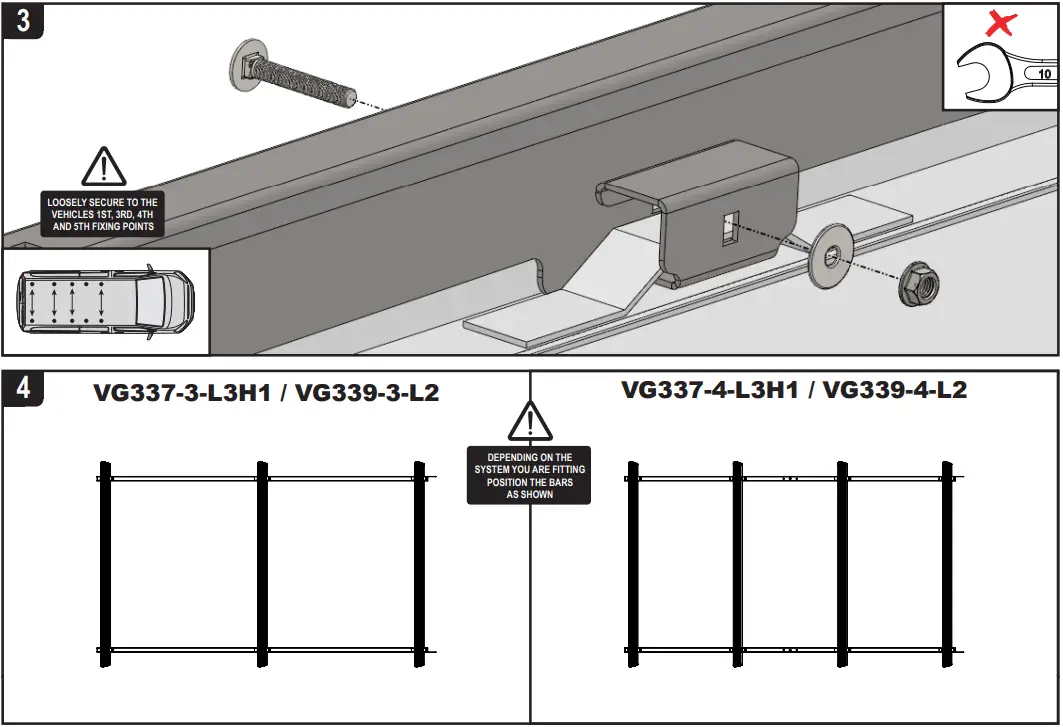 VAN GUARD IN8239 ULTI Bars and Ladder Rollers - fig 7
