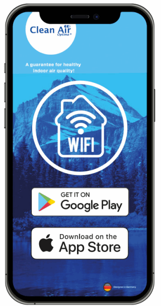 Clean Air Optima CA-503B Compact Smart Air Purifier - phone