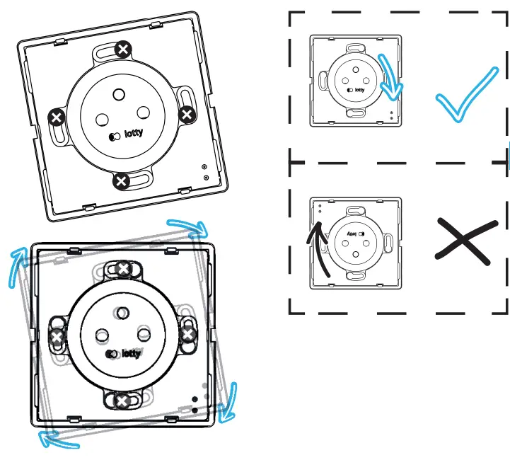iotty OSWFR Glass Electrical Outlet - Screw