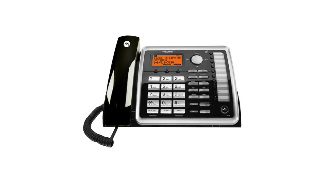 Motorola Ml25260 Duplex Full Corded Line-2 Speakerphone User Guide