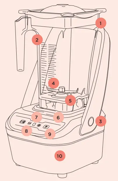 SANTOS Compact Brushless Blender 66 - overview