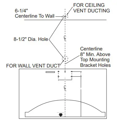 MONOGRAM ZV950 36-Inch Stainless Steel Vent - DUCTWORK