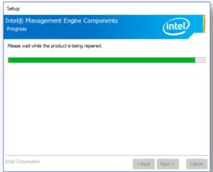 Razer Blade 15 Studio Edition Intel ME Driver- progress