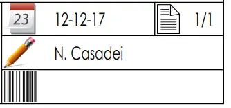 GENTILI Side Bar Kit Technical Drawing - note