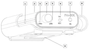 LURACO PRO-30K Nail Drill for Nail - drill controller