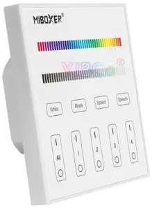 MiBOXER X4 DMX512 Master RGBW 4 Zone Touch Panel Controller