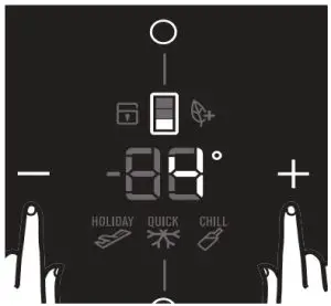 Adjusting the refrigerator temperature