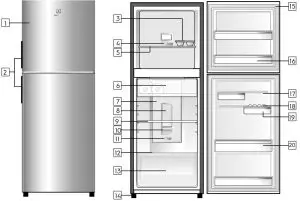 TOP FREEZER FEATURES